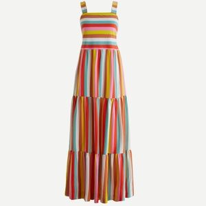 J. Crew Rainbow Stripe Dress